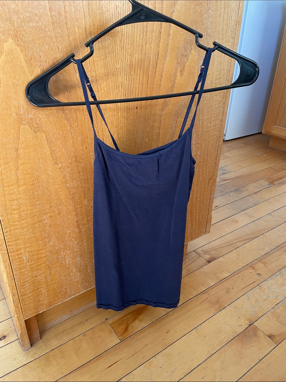 Mossimo Supply Co. Navy Blue Spaghetti Strap Tank Top